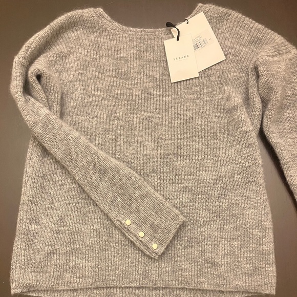 Sezane Robin Mohair Alpaca Blend Sweater NWT - Picture 4 of 5